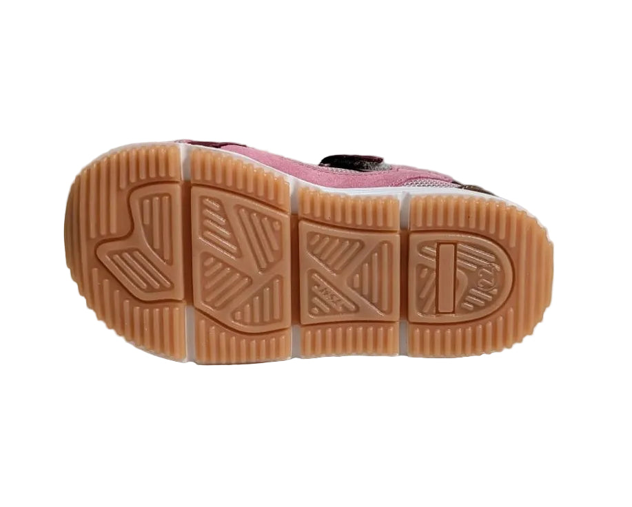 Ocra runner bordeaux zilver roze bruin