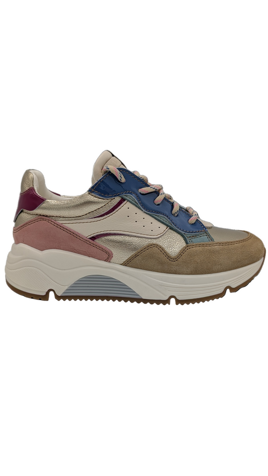 Ocra runner roze goud blauw (maat 26-41)