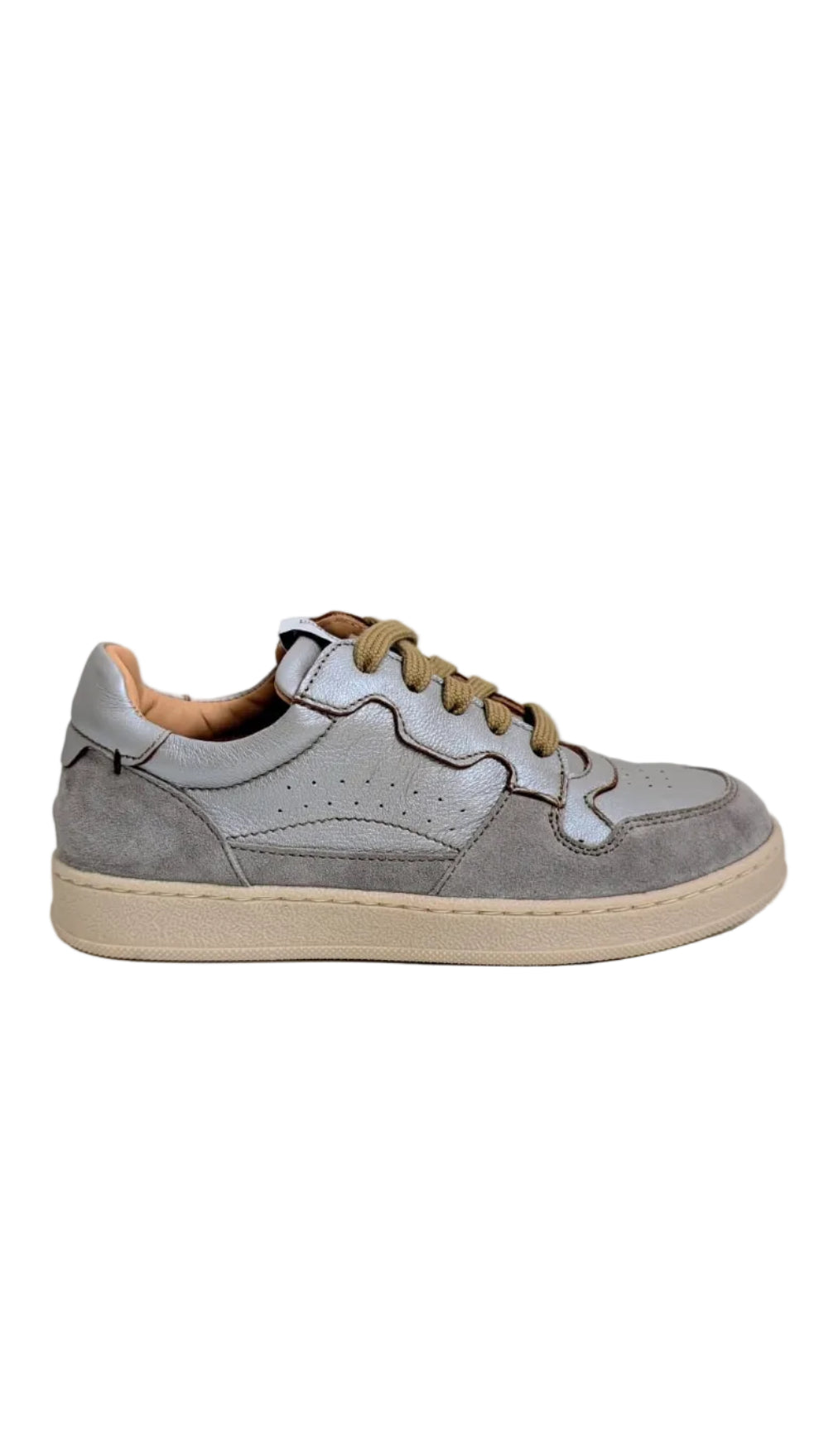 Ocra sneaker in zilver en grijs