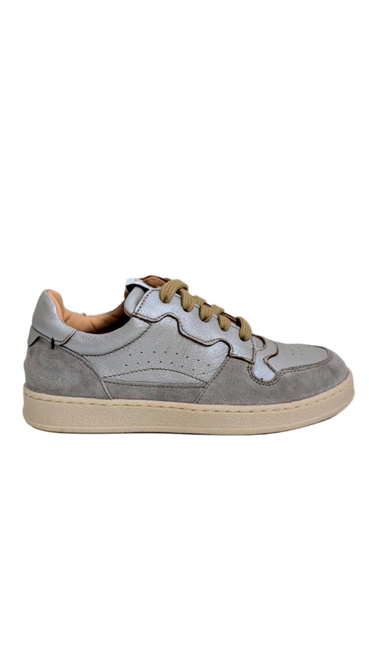 Ocra sneaker in zilver en grijs