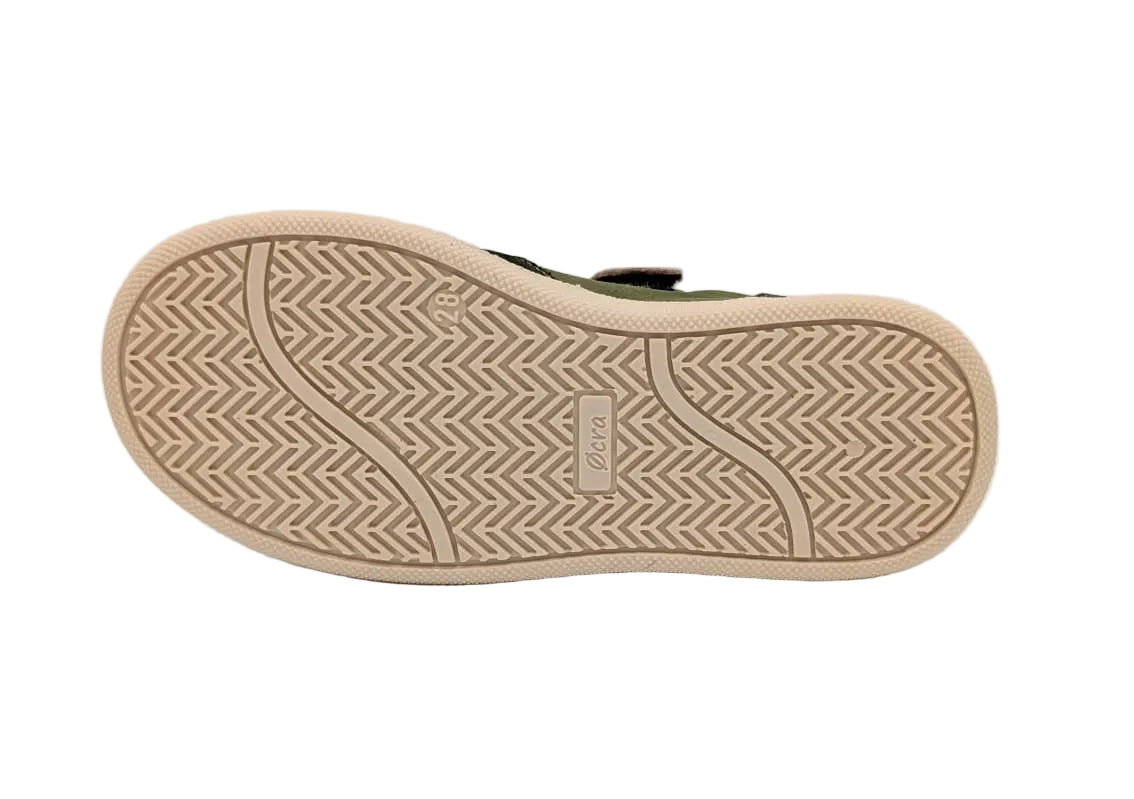 Ocra sneaker tinten groen zool