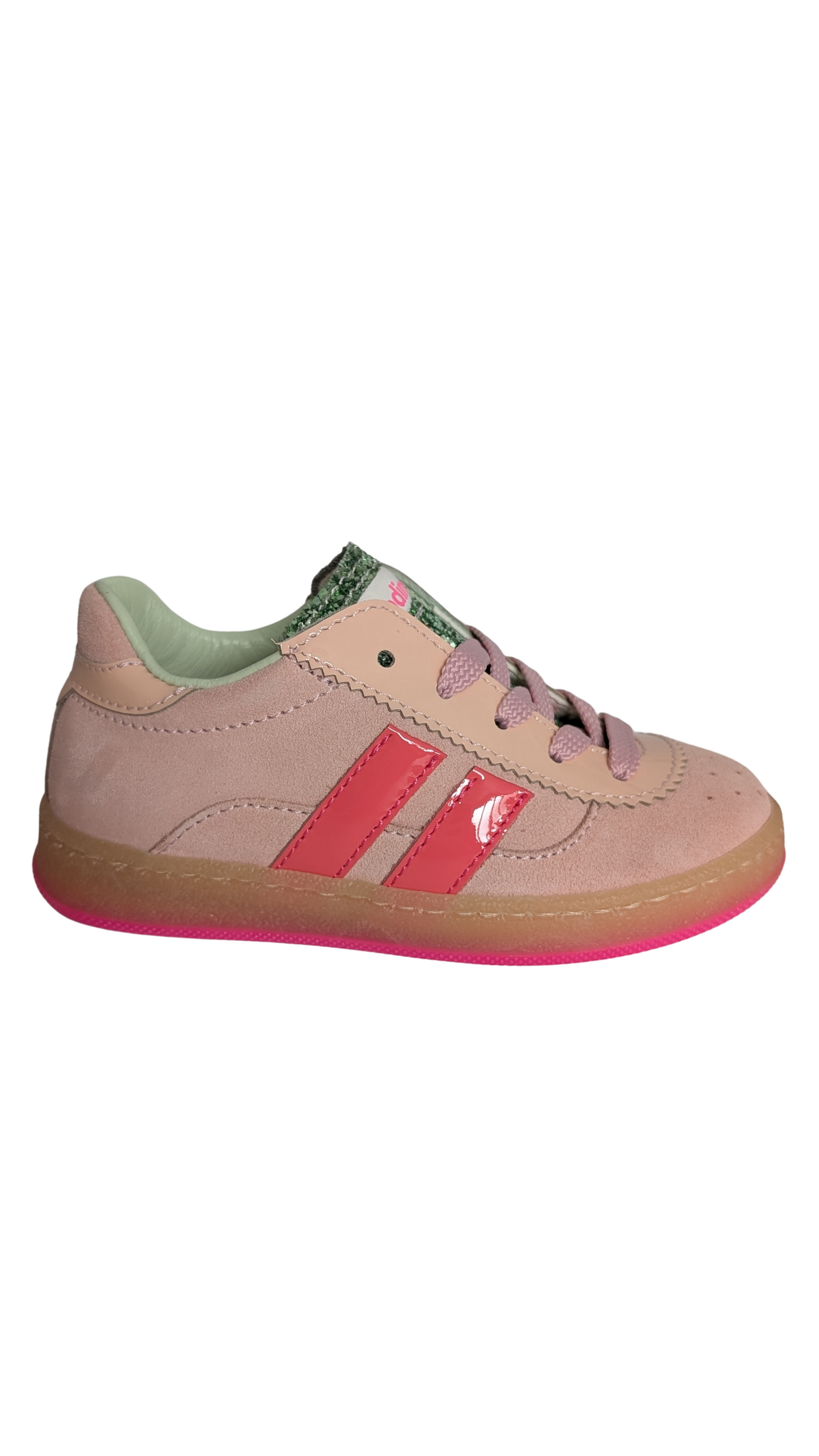 Rondinella Sneaker roze glitter
