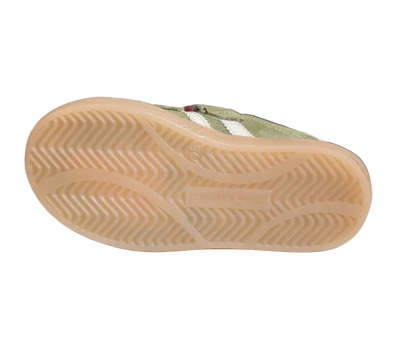 Ocra sneaker velcro wasabi groen zool
