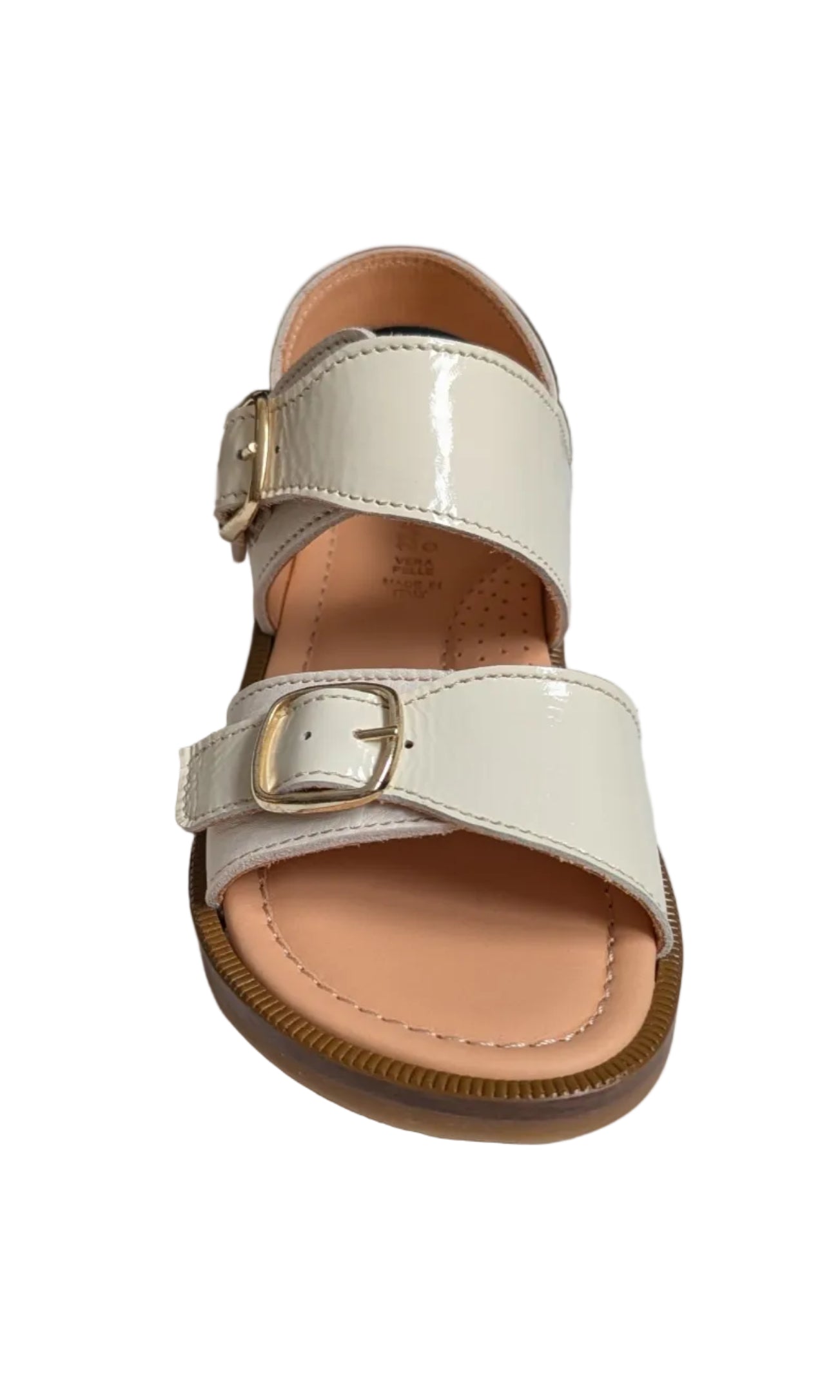 Ocra sandaal wit