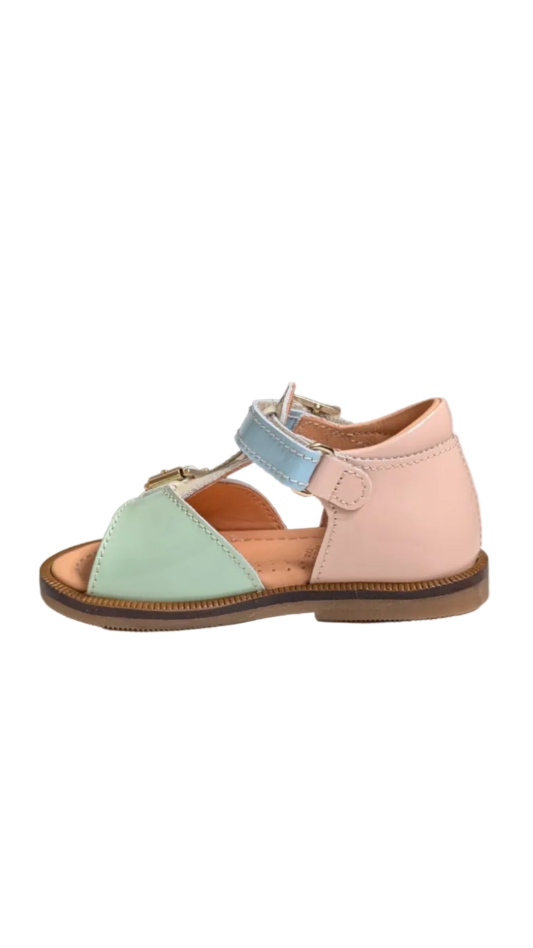 Ocra eerste sandaaltje in multi pastel