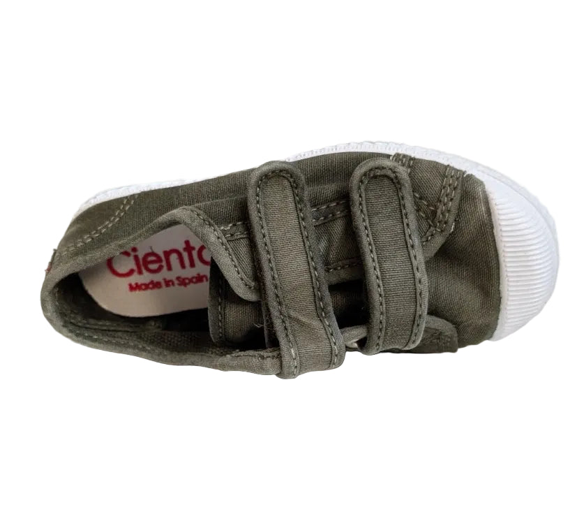 Cienta velcro speelschoen khaki