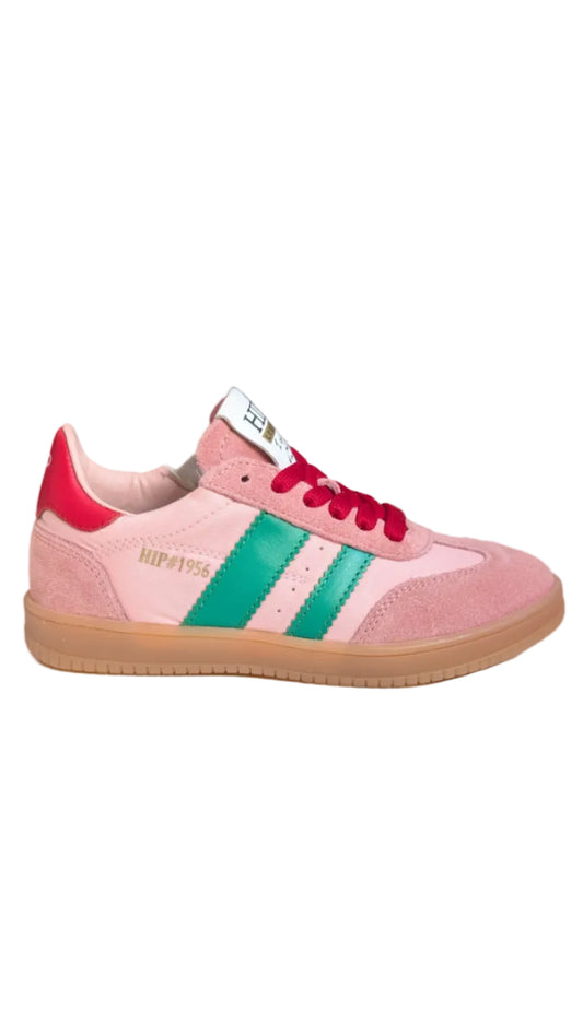 Hip sneaker roze rood groen