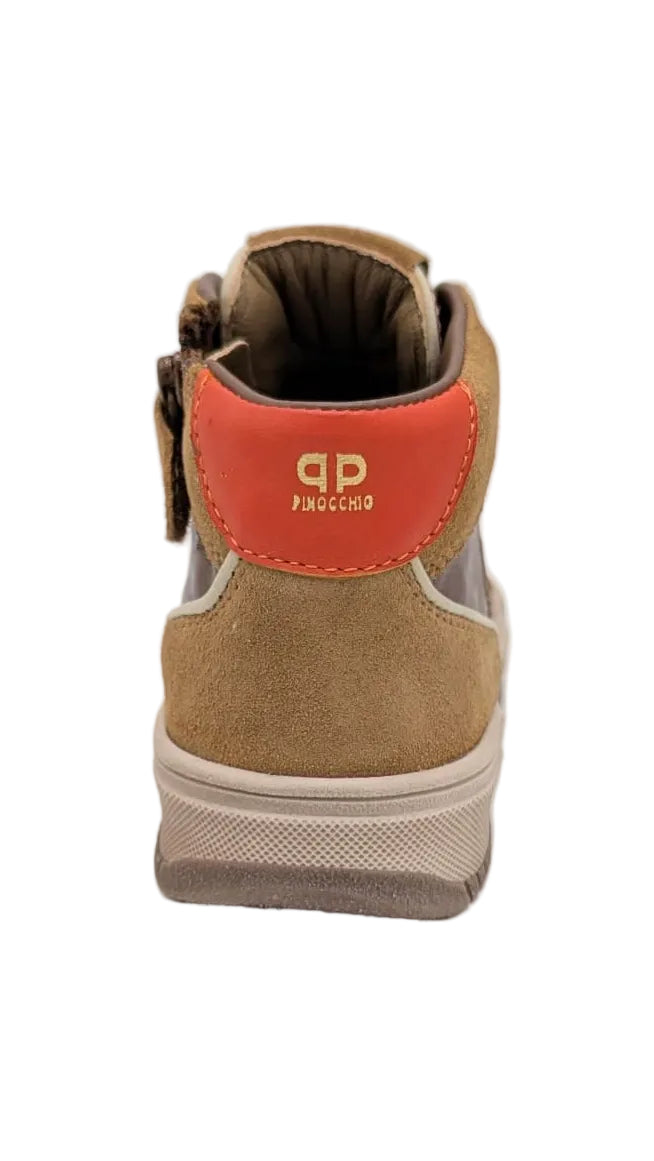 Pinocchio hip basketter in bruintinten