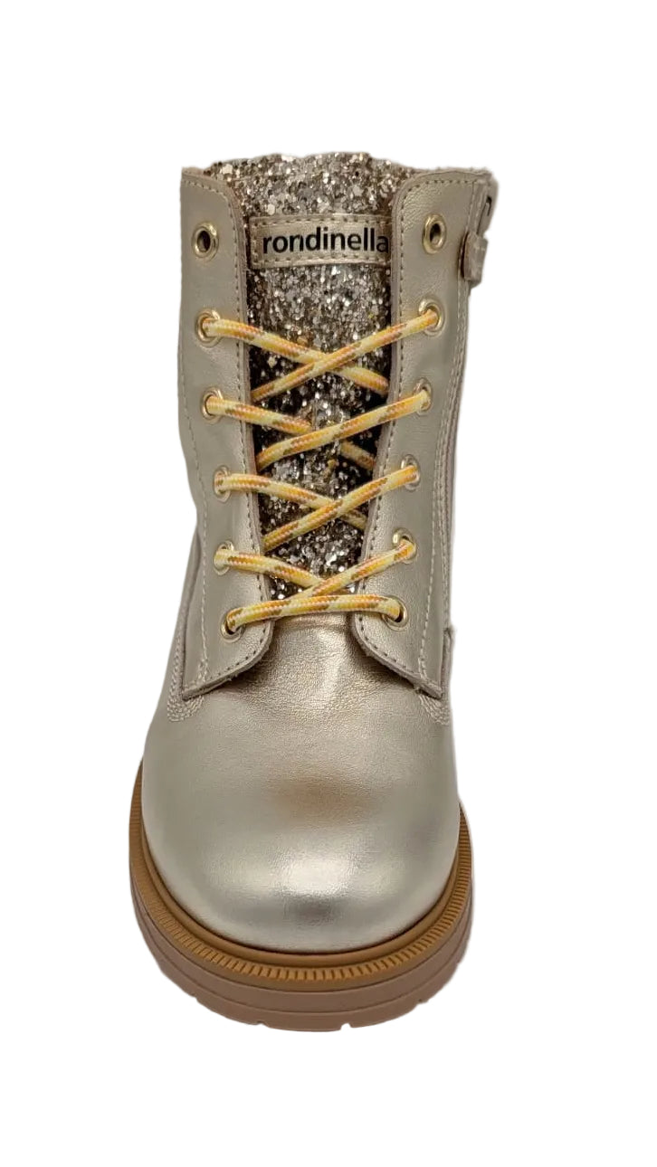 Rondinella bottine goud metallic glitters