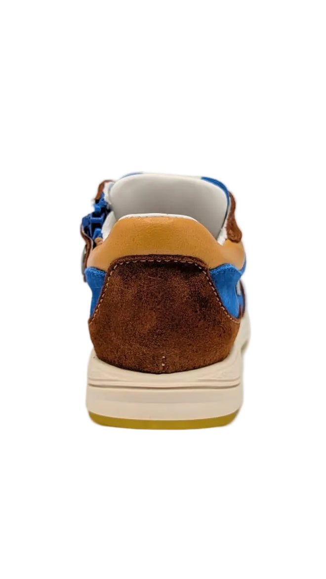 Rondinella runner blauw bruin okergeel