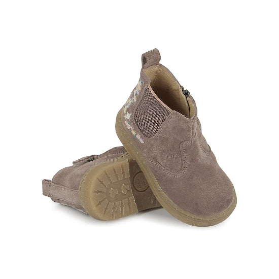 Pom d'Api enkellaarsje vieux rose (maat 23-28)