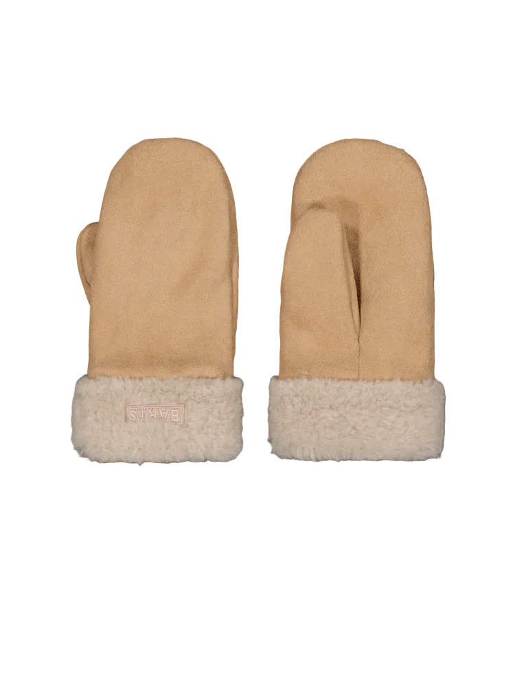 Barts Saxifray mitts wanten kids light brown