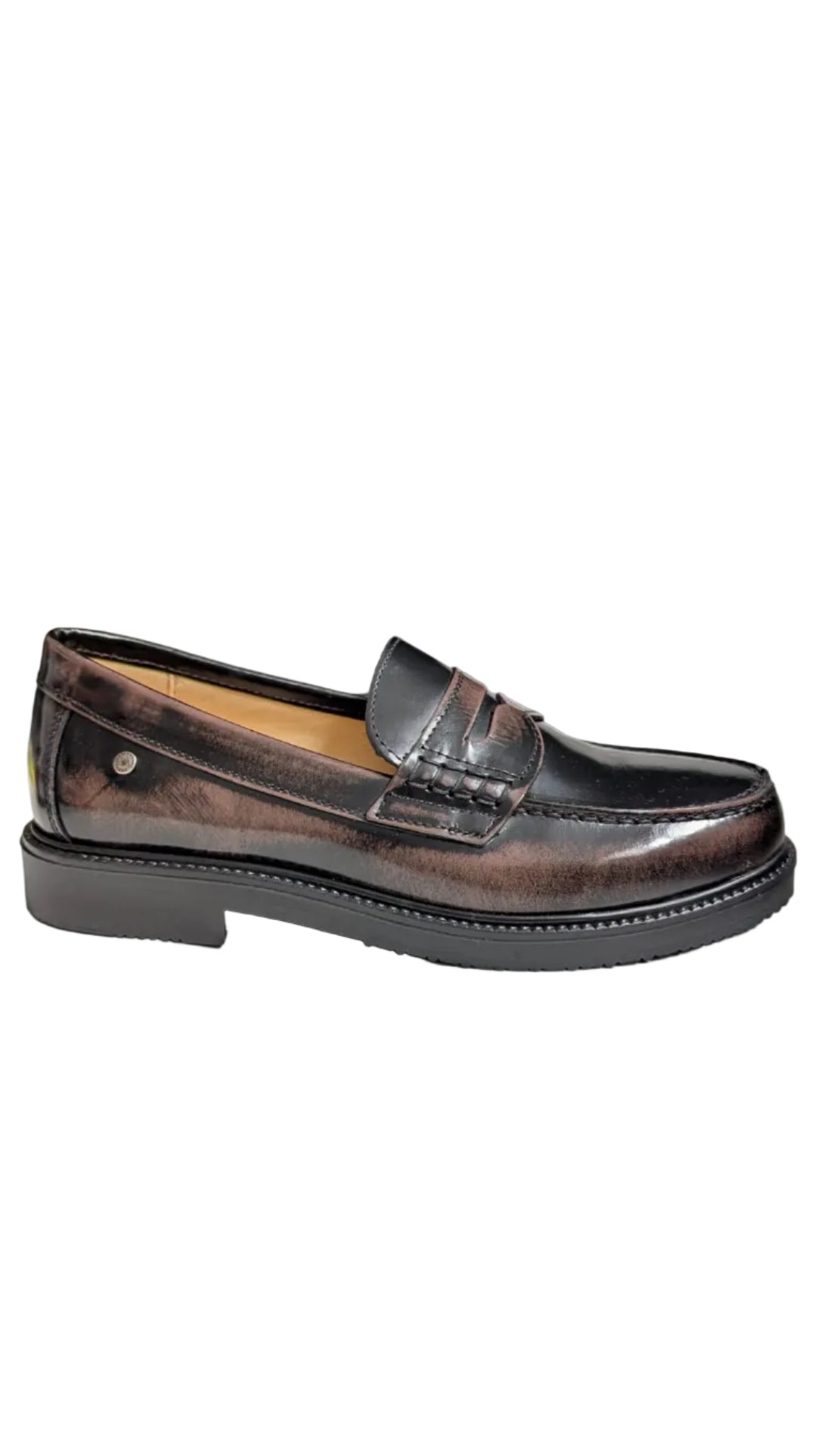 Confetti loafer bruin zwart