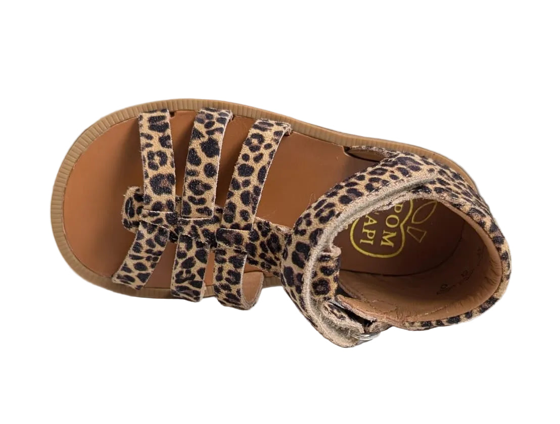 Pom d'api sandaal poppy strap mini leo sahara