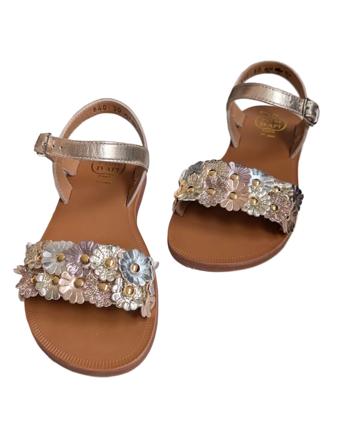 Pom d'api plagette multi flo platine