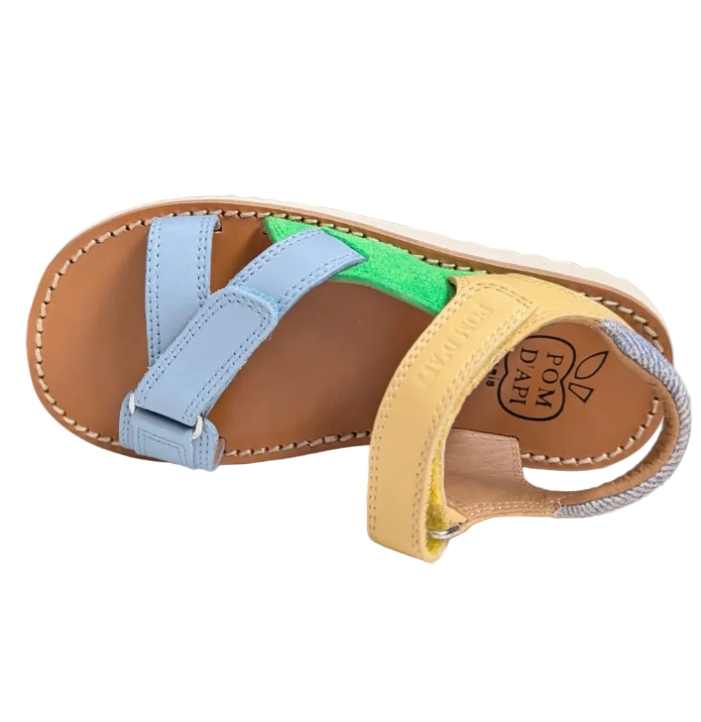 Pom d'api waff jimy azure verde jaune blauw groen geel