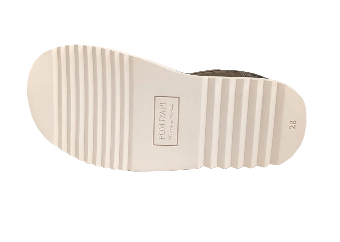 Pom d'api waff easy kaki khaki groen nubuck