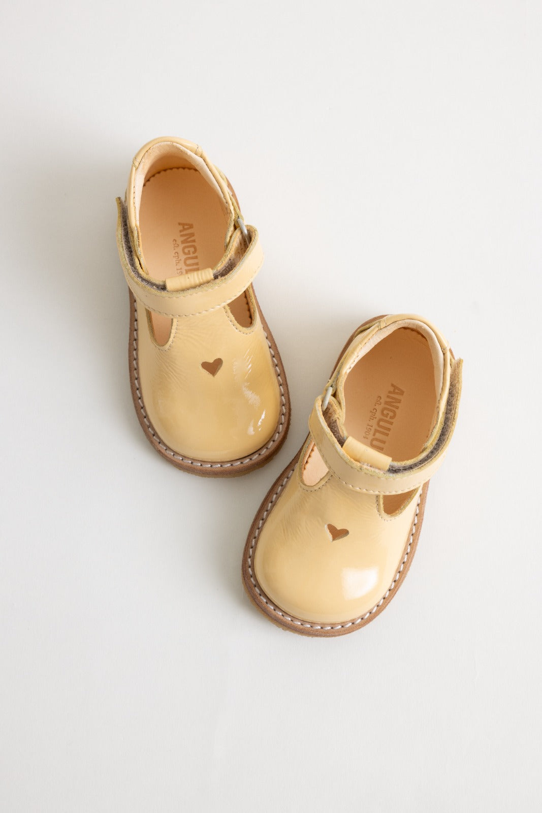 Angulus Classic Mary Janes mellow yellow (maat 20-24)