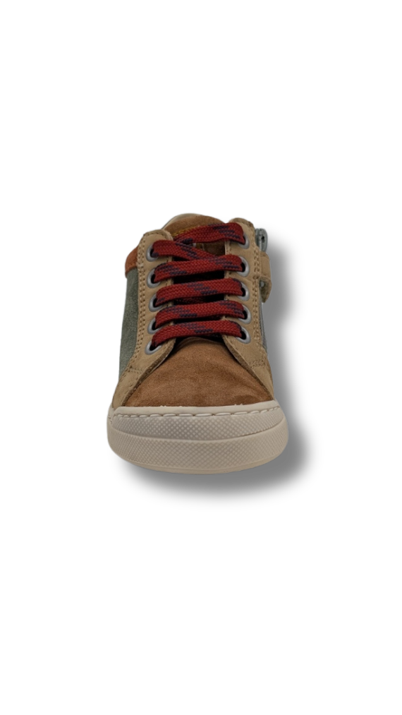 Falcotto basketter brown-olive-copper (maat 20-26)