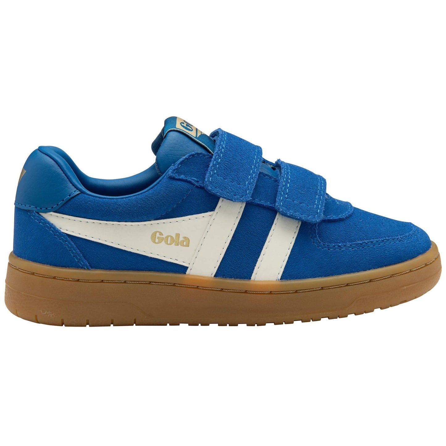 Gola Sneaker Kids Hawk suède velcro blauw (maat 26-32)