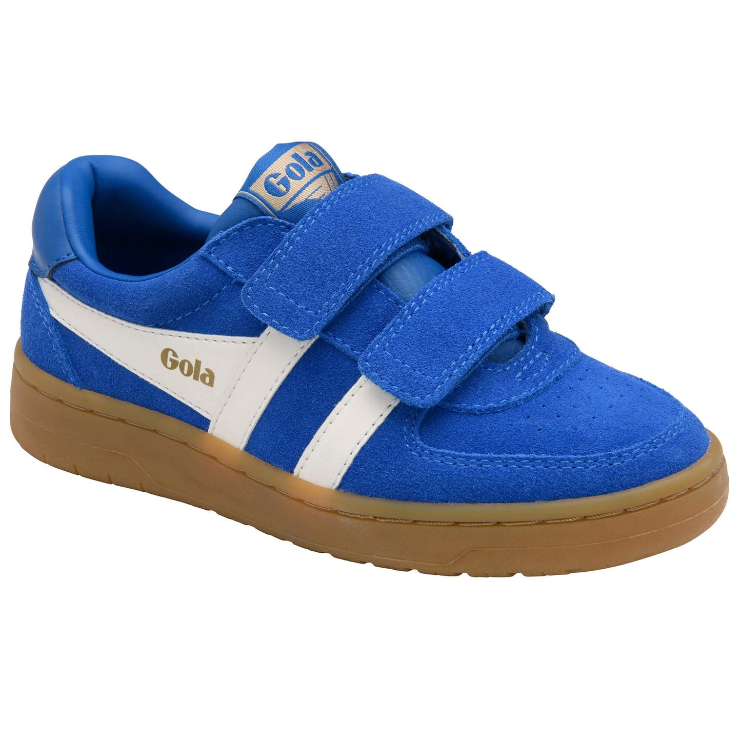Gola Sneaker Kids Hawk suède velcro blauw (maat 26-32)