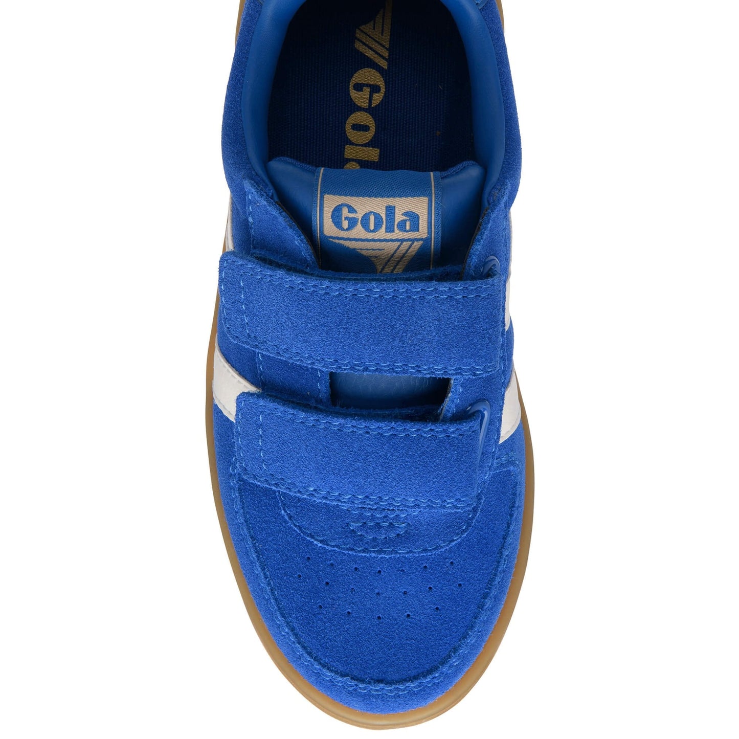 Gola Sneaker Kids Hawk suède velcro blauw (maat 26-32)