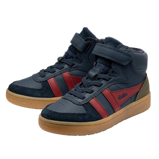 Gola Kindersneaker Talon navy / deep red / khaki (maat 26-35)