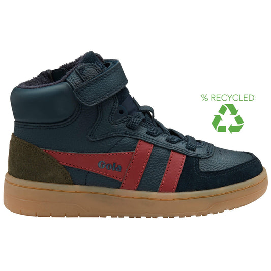 Gola Kindersneaker Talon navy / deep red / khaki (maat 26-35)