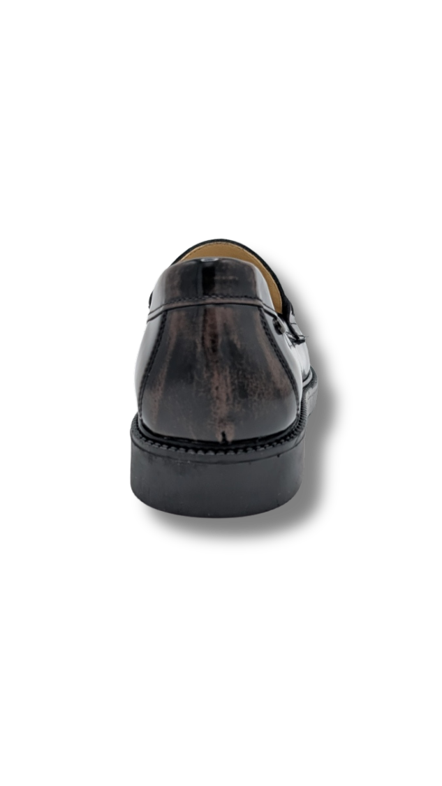 Confetti Loafer bruin/zwart (maat 34-40)