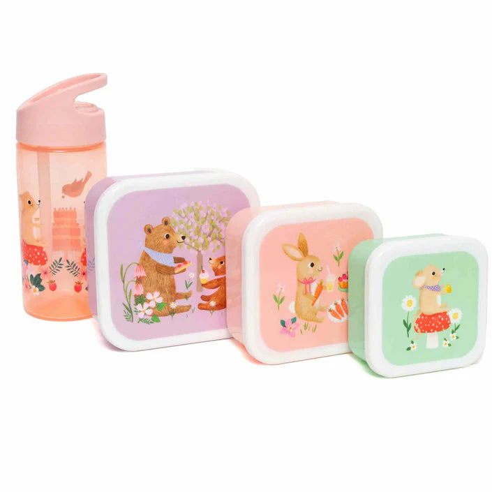 Petit Monkey Snackdoosjes animals picnic