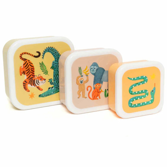Petit Monkey Snackdoosjes upside down animals